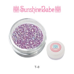 Sunshine Babe 글리터 파우더 4g T-8 블루 퍼플