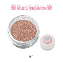 Sunshine Babe 글리터 파우더 4g B-1 초코