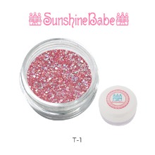 Sunshine Babe 글리터 파우더 4g T-1 핑크