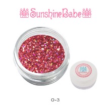 Sunshine Babe 글리터 파우더 4g O-3 핑크