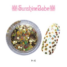 Sunshine Babe 홀로그램 1g H-4 육각 골드