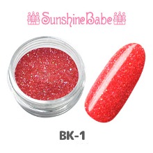 Sunshine Babe 글리터 파우더 2g BK-1 레드 키스