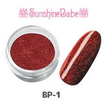 Sunshine Babe 글리터 파우더 2g BP-1 레드 스파클