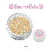 Sunshine Babe 글리터 파우더 4g T-7 옐로우