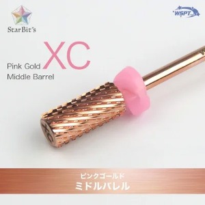 WSPT JAPAN 핑크 골드 비트 미들 배럴 XC